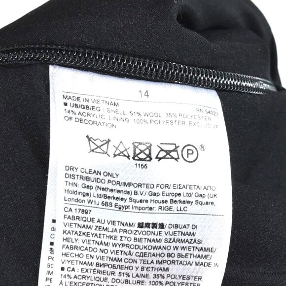 J. Jill Pure Jill Corded Wool Velour Pants Black Soft Slim Leg Size M Pull On - Picture 6 of 9